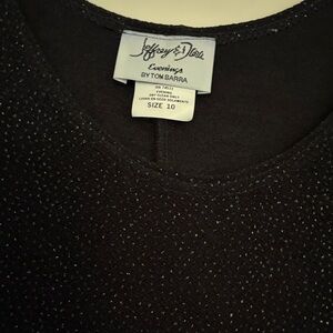 Sleek Black Long Sleeve Dress by